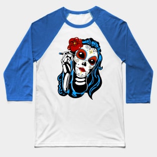 Sugar Skull FEMINIME Baseball T-Shirt